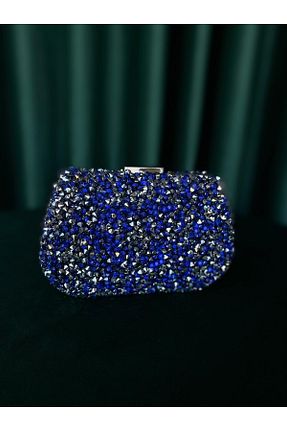 کیف مجلسی سرمه ای زنانه جیر QUEENEMERALD - کد 869225081