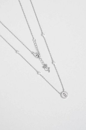 گردنبند نقره سفید زنانه 925 عیار So Chic - کد 868593791