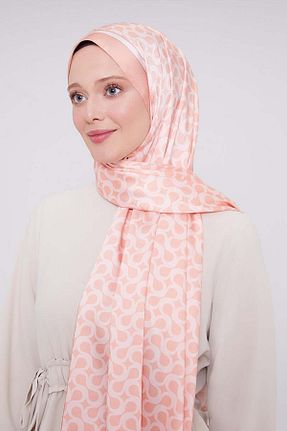 شال صورتی زنانه پنبه ای Levidor - کد 868608707