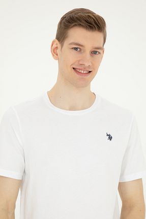 تیشرت سفید مردانه رگولار U.S. Polo Assn. - کد 859166663