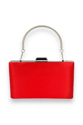 کیف مجلسی قرمز زنانه فلزی MidStore - کد 935015375