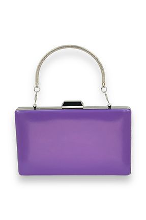 کیف مجلسی بنفش زنانه پارچه ای MSglame - کد 892876372