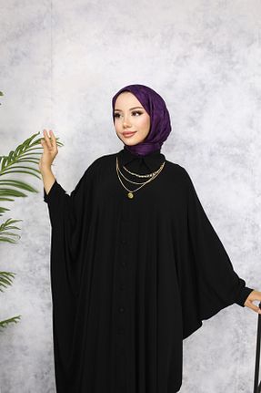 کلاه و ابایا مشکی زنانه پنبه پلی استر Genel Markalar - کد 868625588