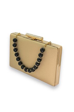 کیف مجلسی بژ زنانه پارچه ای Genel Markalar - کد 905144294