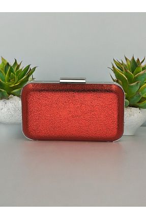 کیف مجلسی قرمز زنانه فلزی MidStore - کد 935016228