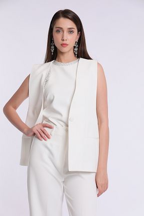 ست بالاتنه و پائین تنه نباتی زنانه بافتنی Yake - کد 869243080