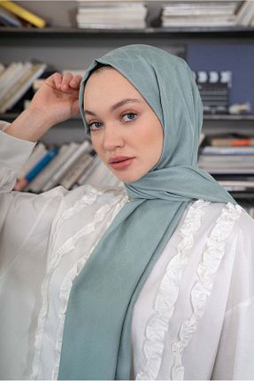 شال سبز زنانه ابریشم A/F fezah prive - کد 868637952