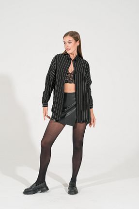 پیراهن مشکی زنانه اورسایز thepery - کد 868638154