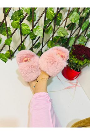 دمپائی خانگی رنگی زنانه مخملی olgun slipper - کد 869244317