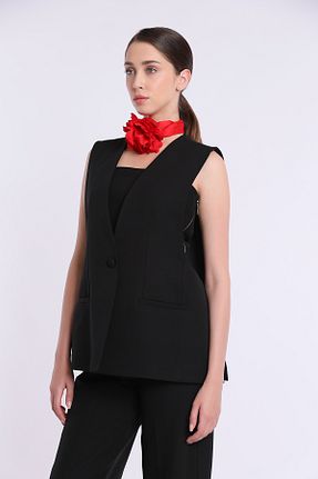 ست بالاتنه و پائین تنه مشکی زنانه بافتنی Yake - کد 869244021