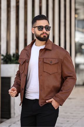 کت قهوه ای مردانه رگولار RHONES - کد 827572918