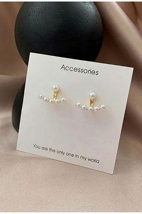 گوشواره مروارید قهوه ای مروارید اقیانوس monalisatoka - کد 868684818