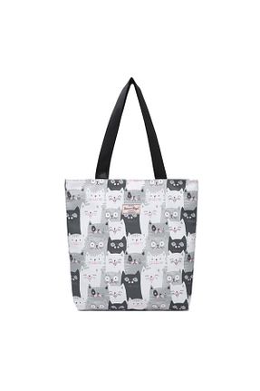 کیف دوشی طوسی زنانه پلی استر Smart Bags - کد 807007944