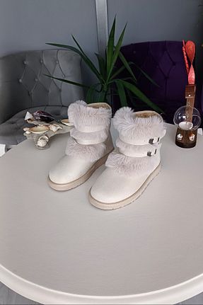 بوت / نیم بوت بژ زنانه جیر LA CALZATURE - کد 783634889