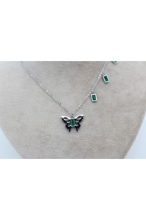 گردنبند استیل ( فولاد ) طوسی زنانه استیل ضد زنگ Alina Jewelry - کد 868767917