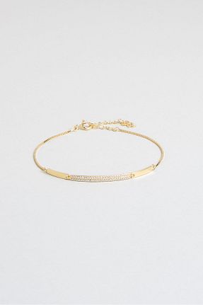 دستبند نقره زرد زنانه 925 عیار So Chic - کد 868880321