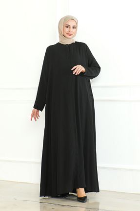 کلاه و ابایا مشکی زنانه پنبه ای KADEEM - کد 868882065