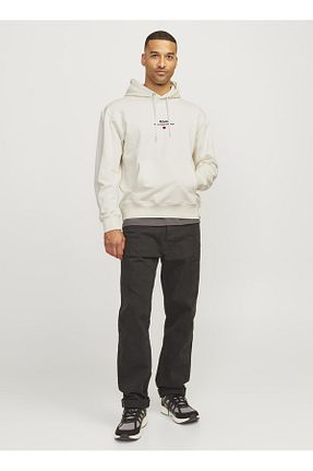 سوئیشرت سفید مردانه ساده Jack & Jones - کد 868897260