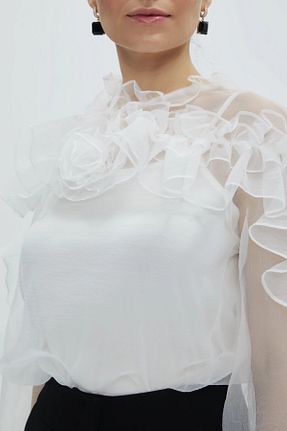 بلوز نباتی زنانه ساده Serpil - کد 786572263