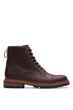 بوت / نیم بوت قهوه ای مردانه پاشنه تخت CLARKS - کد 868913117