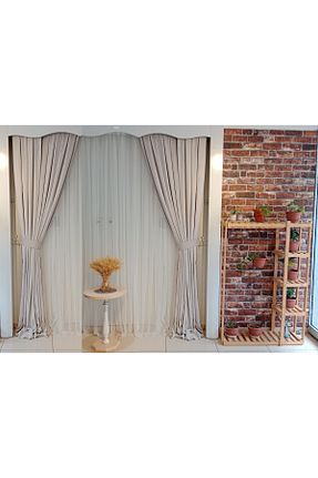 پرده زمینه نباتی مخمل FİGENSİ - کد 868944756