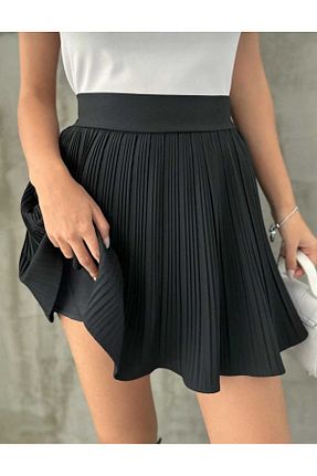 دامن مشکی زنانه لیکرا Elizar Moda - کد 868933406