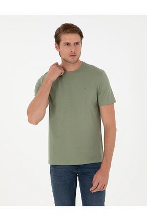 تیشرت خاکی مردانه اسلیم فیت Pierre Cardin - کد 868933698