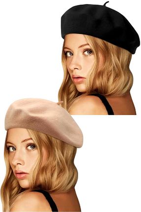 کلاه پشمی مشکی زنانه پشمی Uniquetrenders - کد 868975002