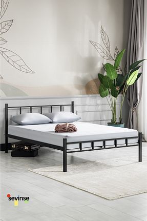چارچوب تخت مشکی فلزی Sevinse Home - کد 868967355
