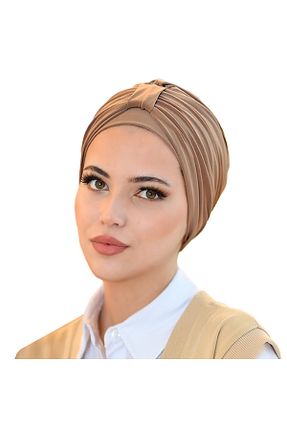 روسری قهوه ای پنبه پلی استر Sufirit - کد 868947138