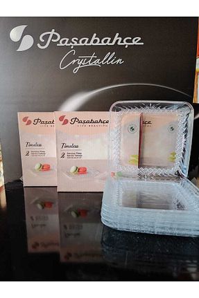 بشقاب نارنجی شیشه Paşabahçe - کد 868974466