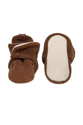 پاندوف قهوه ای بچه گانه پارچه ای Caluu Baby - کد 753266302