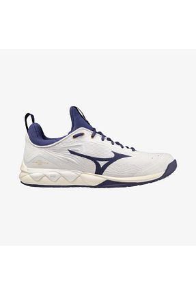 کفش اسنیکر سفید مردانه بند دار Mizuno - کد 753734838
