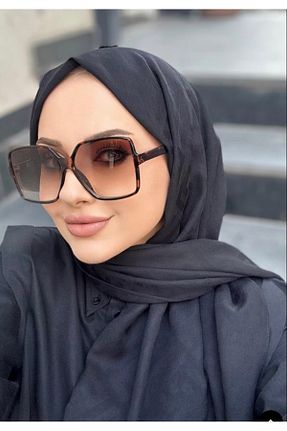 شال مشکی زنانه پنبه ای müqofficial - کد 869013801