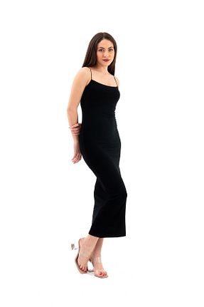 لباس مشکی زنانه بافتنی VAPUR TEKSTİL - کد 824405126