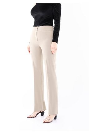 شلوار پارچه ای طوسی زنانه بلند G-Line - کد 868989371