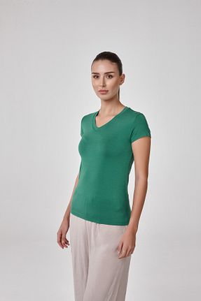 بادی سبز زنانه یقه هفت relactive - کد 868989428