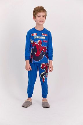 ست لباس راحتی نارنجی بچه گانه لیسانس دار	 Spiderman - کد 139972722