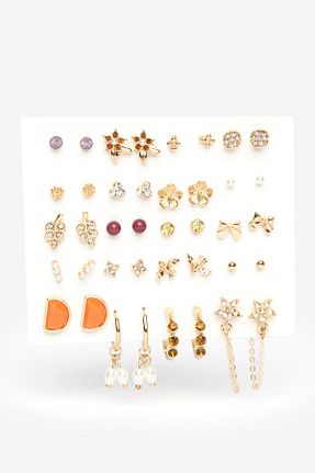 گوشواره جواهر طلائی Penti - کد 855669663