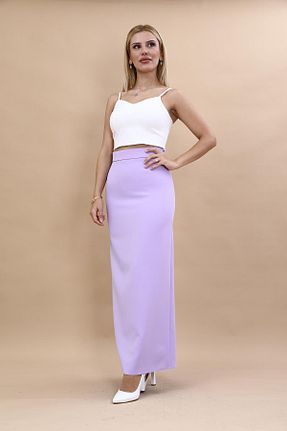 شلوار پارچه ای بنفش زنانه بلند ÖNDER ÖZSOY - کد 869052751