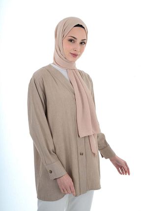 شال بژ زنانه جاز A/F fezah prive - کد 869056622