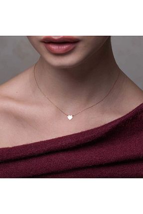 گردنبند طلا زرد زنانه 14 عیار MİNİMAL - کد 861551867
