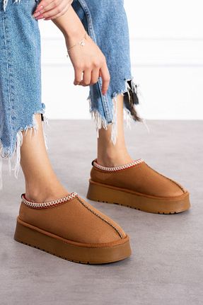 بوت / نیم بوت قهوه ای زنانه جیر MARİSKA SHOES - کد 869089376