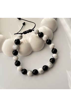 دستبند جواهر متالیک مردانه سنگ طبیعی Artaril - کد 869115362