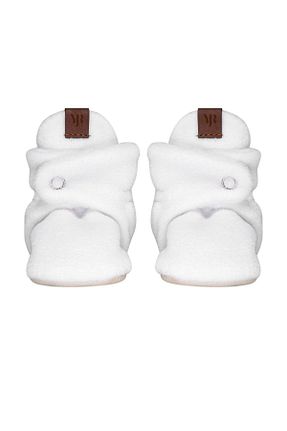 پاندوف سفید بچه گانه پارچه ای Caluu Baby - کد 650970687