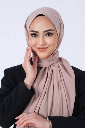 شال قهوه ای زنانه haremscarfs - کد 869653680