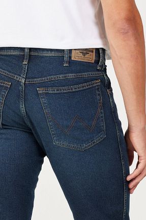 شلوار جین سبز مردانه پاچه تنگ Wrangler - کد 797753102