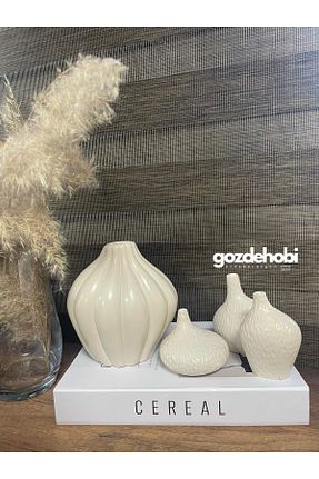گلدان بژ Beton gözde hobi - کد 869120344