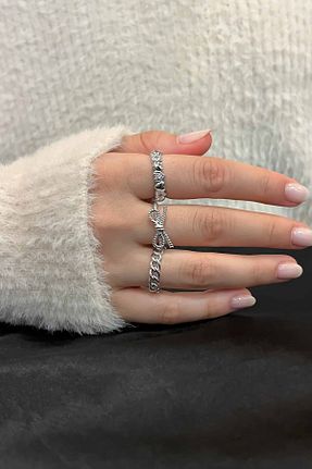 انگشتر جواهر زنانه زیرکن TREND COLLECTİON - کد 867787879