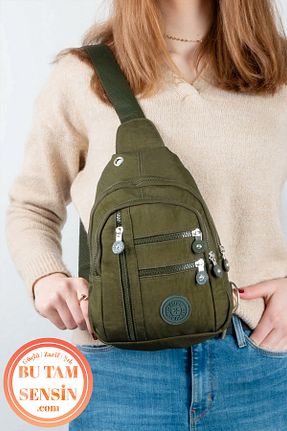 کیف کمری خاکی زنانه Bu Tam Sensin - کد 869124919